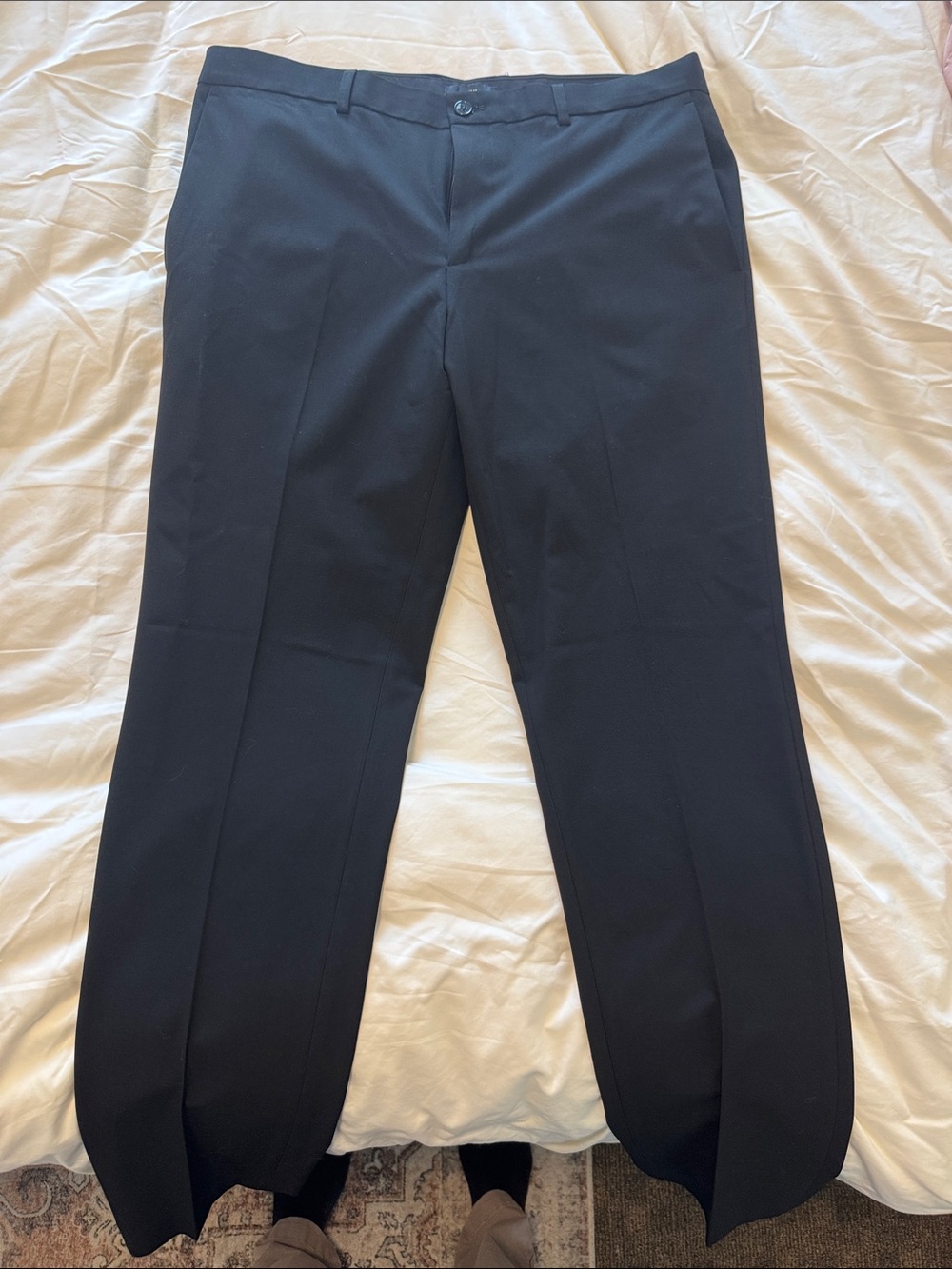 H&M Black Men's Dress Pants - Tailored Straight Leg